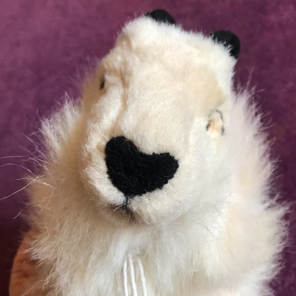 Mountain goat plush toy fluffy white realistic stuffed animal K&M international - Picture 2 of 10